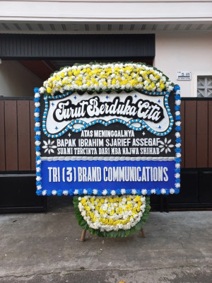 Papan Bunga Duka di Tanjung Balai